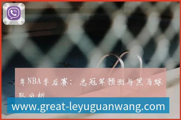 年NBA季后赛:总冠军预测与黑马球队分析